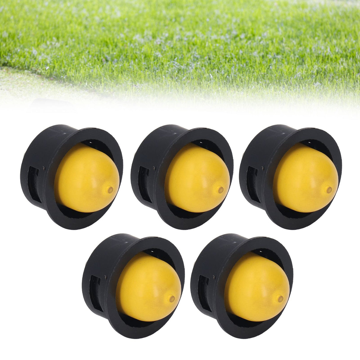 5Pcs Blower Carburetor Bottom Iron Primer Bulb for Fuxtec FX RM Series Lawn Mower Carburetor Primer Bulb