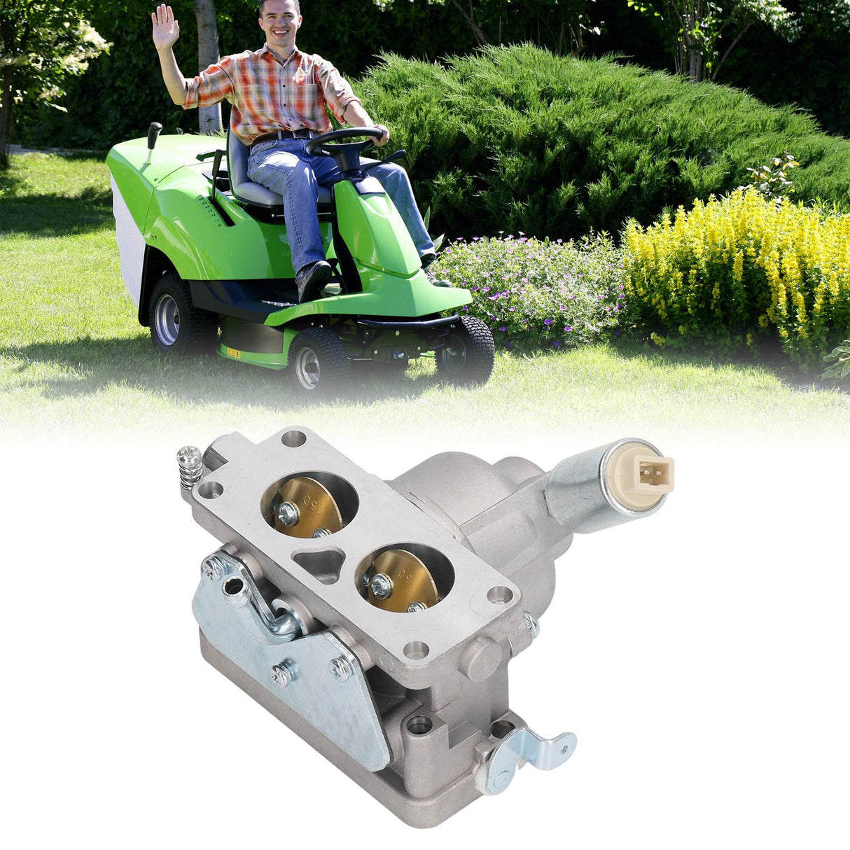 Carburetor Set Aluminium Engine Carb for 40G777 40H777 44M777 44P777 44S677 796997 792295 Lawn Mower