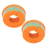 2Pcs Lawn Mower Spool Line Nylon Trimmer Accessories Replacement Fit for BOSCH ART 30 ART 30FA Green - Side View