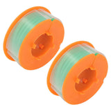 2Pcs Lawn Mower Spool Line Nylon Trimmer Accessories Replacement Fit for BOSCH ART 30 ART 30FA Green