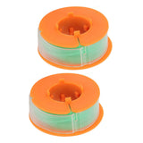2Pcs Lawn Mower Spool Line Nylon Trimmer Accessories Replacement Fit for BOSCH ART 30 ART 30FA Green