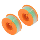 2Pcs Lawn Mower Spool Line Nylon Trimmer Accessories Replacement Fit for BOSCH ART 30 ART 30FA Green