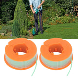 2Pcs Lawn Mower Spool Line Nylon Trimmer Accessories Replacement Fit for BOSCH ART 30 ART 30FA Green