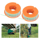 2Pcs Lawn Mower Spool Line Nylon Trimmer Accessories Replacement Fit for BOSCH ART 30 ART 30FA Green - Extra Image