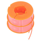2Pcs Lawn Mower Spool Line Nylon Trimmer Accessories Replacement Fit for BOSCH ART 30 ART 30FA Orange