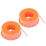 2Pcs Lawn Mower Spool Line Nylon Trimmer Accessories Replacement Fit for BOSCH ART 30 ART 30FA Orange