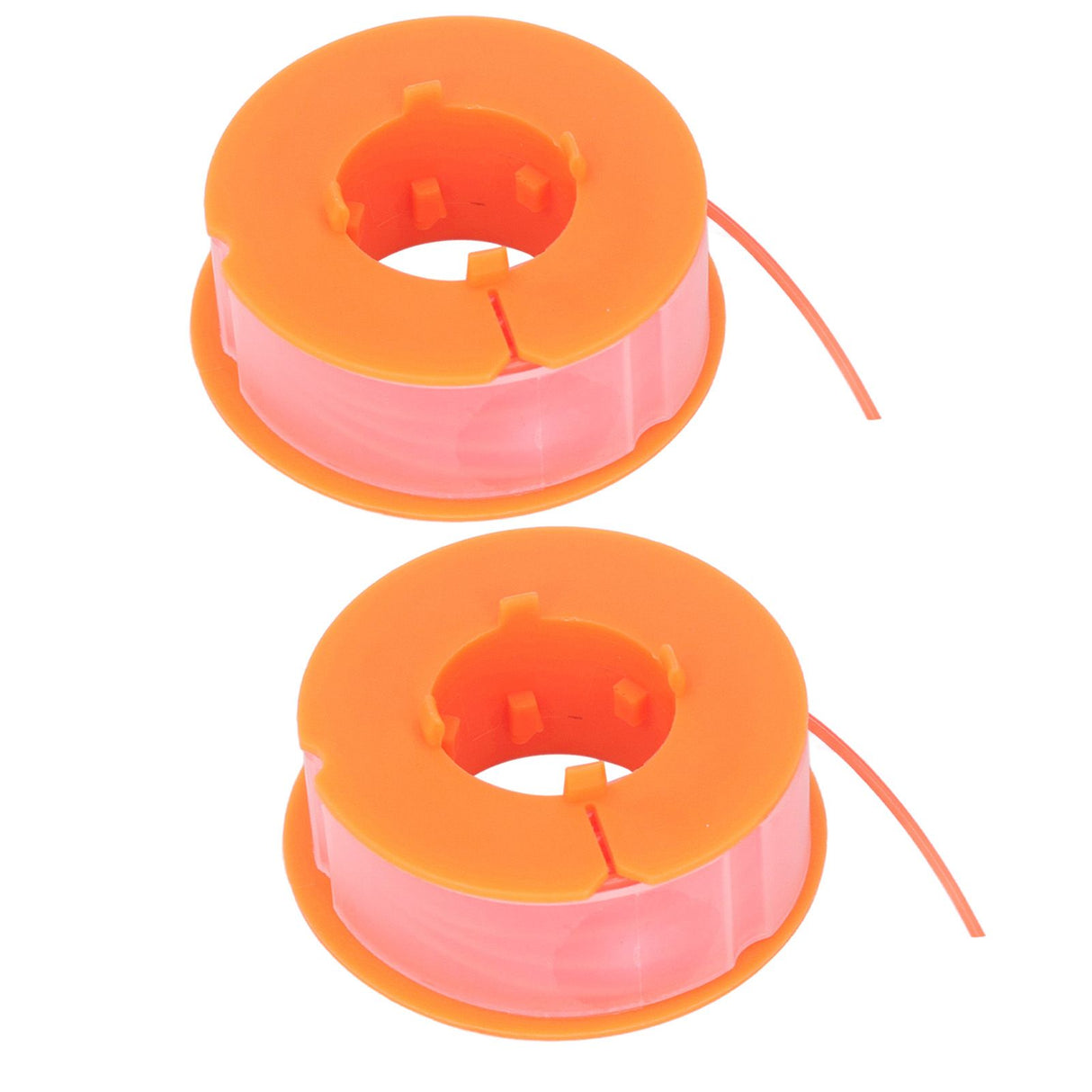 2Pcs Lawn Mower Spool Line Nylon Trimmer Accessories Replacement Fit for BOSCH ART 30 ART 30FA Orange