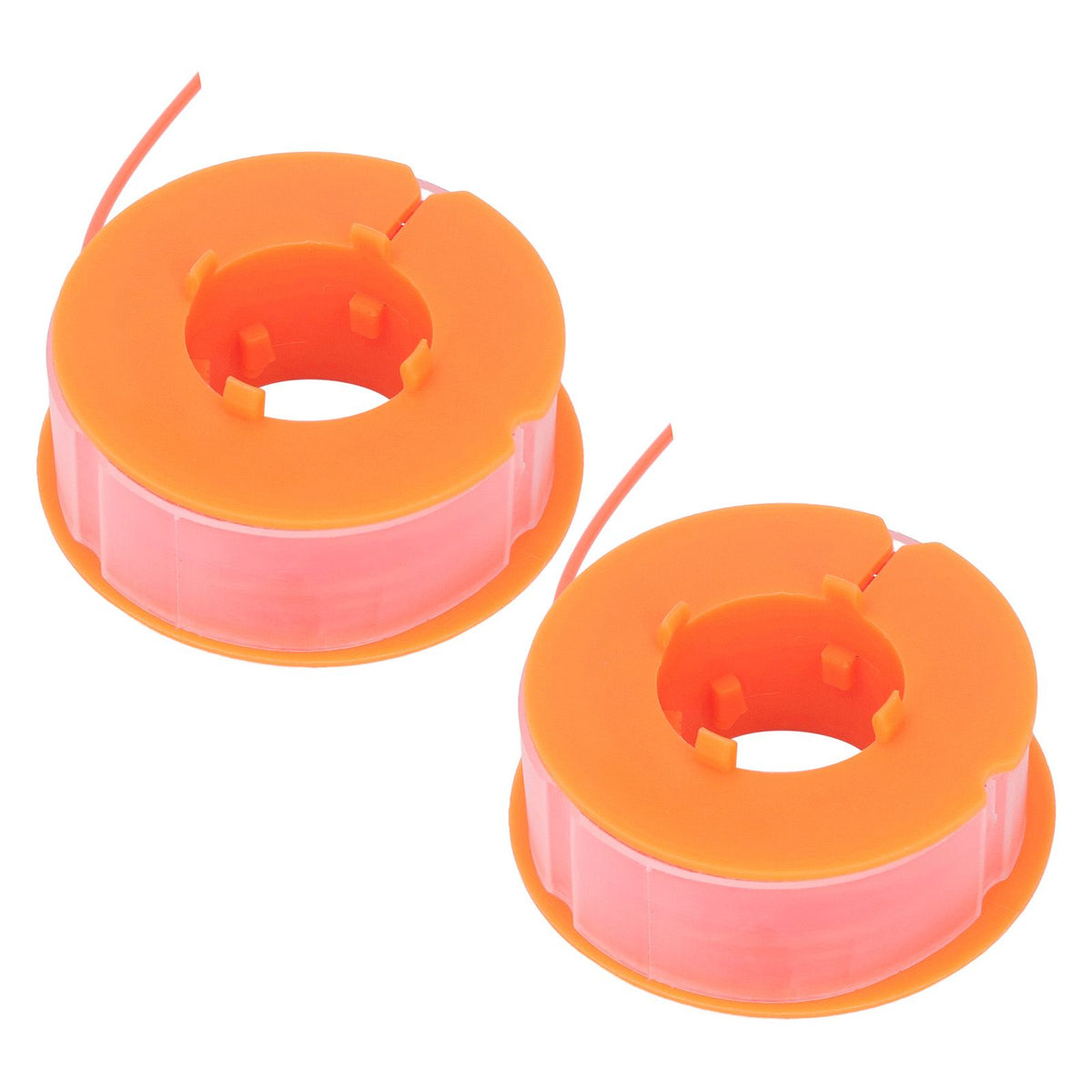 2Pcs Lawn Mower Spool Line Nylon Trimmer Accessories Replacement Fit for BOSCH ART 30 ART 30FA Orange