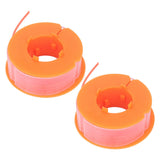 2Pcs Lawn Mower Spool Line Nylon Trimmer Accessories Replacement Fit for BOSCH ART 30 ART 30FA Orange