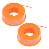 2Pcs Lawn Mower Spool Line Nylon Trimmer Accessories Replacement Fit for BOSCH ART 30 ART 30FA Orange - Extra Image