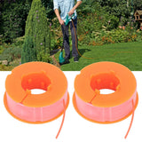 2Pcs Lawn Mower Spool Line Nylon Trimmer Accessories Replacement Fit for BOSCH ART 30 ART 30FA Orange - Extra Image