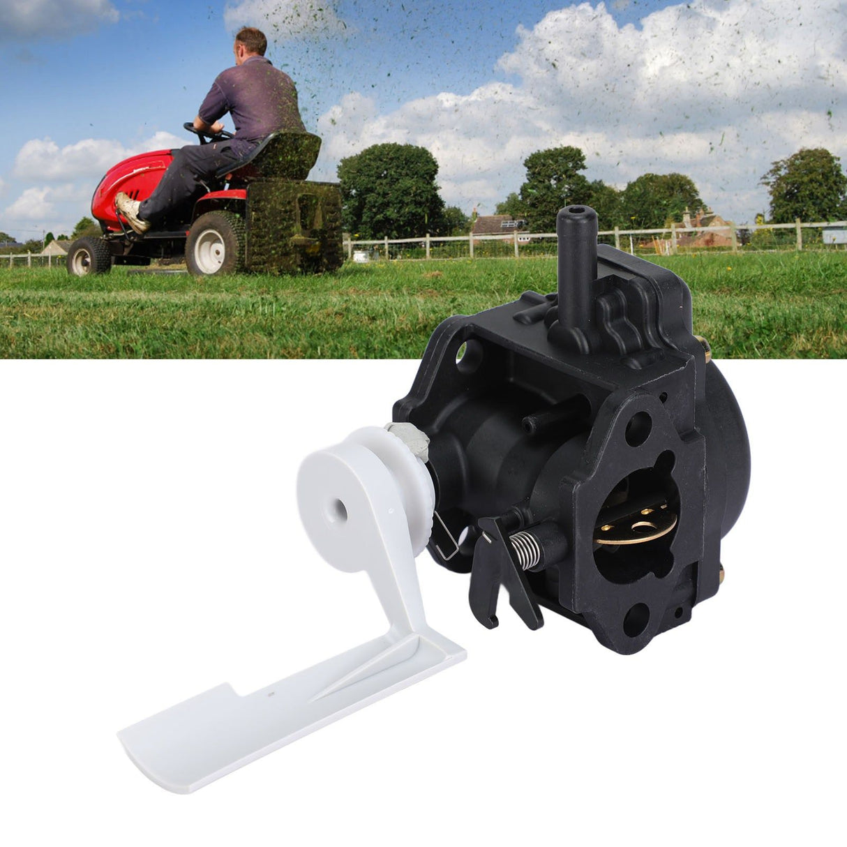 Aluminum Lawn Mower Replacement Carburetor with Paper Pad for GENUINE OEM PART 107 4607 956362 987000 987036