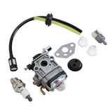 Lawn Mower Carburetor Kit Spark Plug Filter Line for TH23 TH26 TH34 23CC 25CC 26CC 33CC 35CC