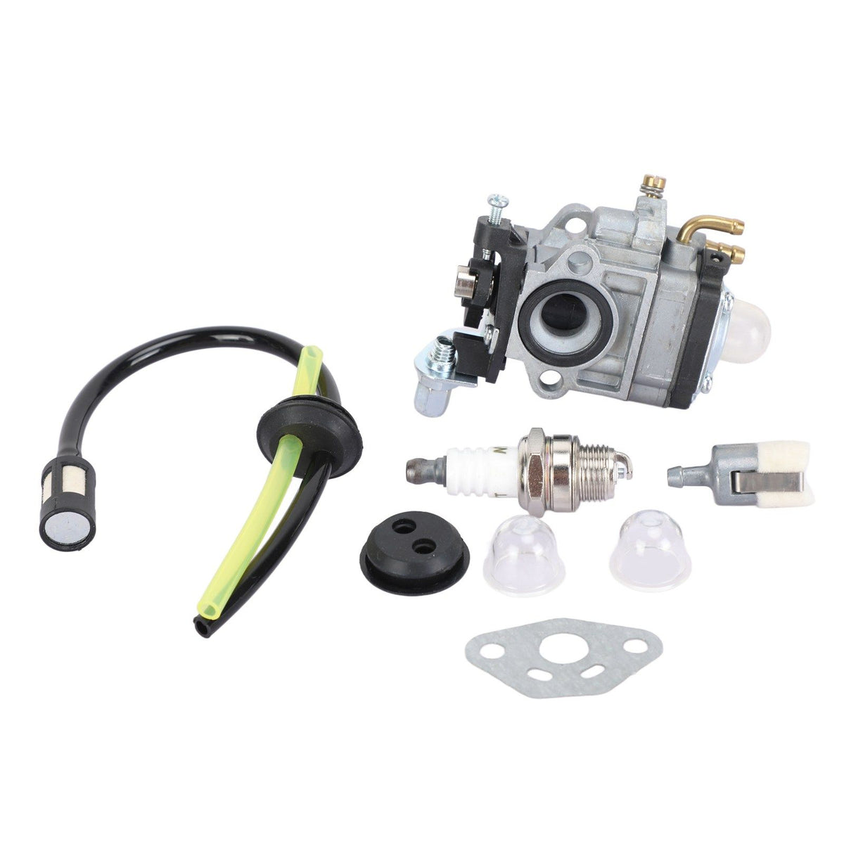 Lawn Mower Carburetor Kit Spark Plug Filter Line for TH23 TH26 TH34 23CC 25CC 26CC 33CC 35CC