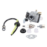 Lawn Mower Carburetor Kit Spark Plug Filter Line for TH23 TH26 TH34 23CC 25CC 26CC 33CC 35CC