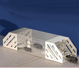 Mice Catch Cage Stainless Steel Full Automatic Dual Door Design Sensitive Mousetrap Cage for Indoor