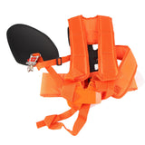 Adjustable Lawn Mower Strap with Soft Pad Labor Saving Garden Trimmer Double Shoulder Strap - 45-Degree Angle