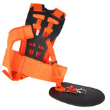 Adjustable Lawn Mower Strap with Soft Pad Labor Saving Garden Trimmer Double Shoulder Strap