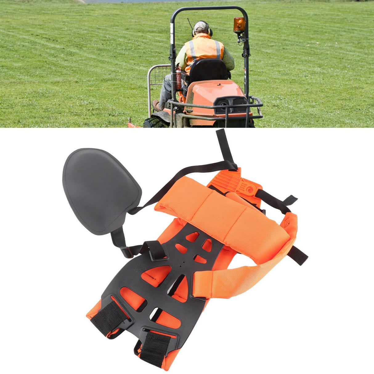 Trimmer Shoulder Strap Flexible Adjustable Length Nylon Oxford Cloth Grass Trimmer Harness Strap for Garden