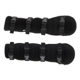 Knee Pads High Strength Protection Comfortable Easy Remove Optimal Fit Ventilation Chain Saw Shin Guards - Side View