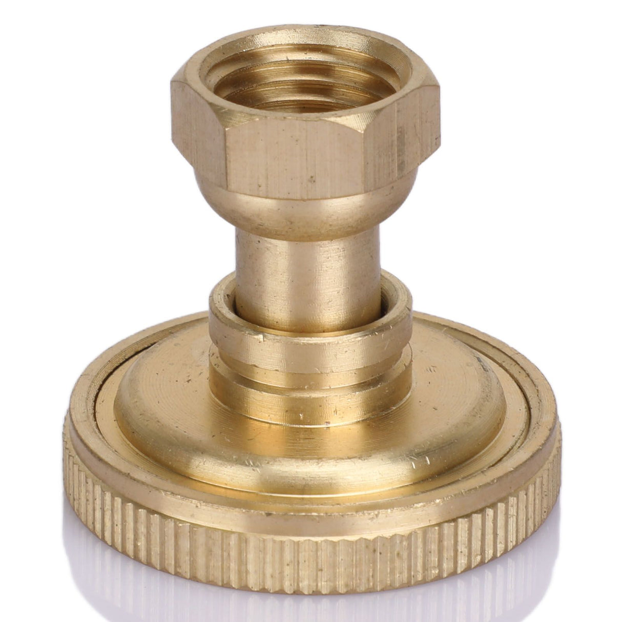 Garden Atomizing Nozzle Copper G3/8 Internal Thread Straight Head 8 Holes Water Pipe Spray Head for Agricultural