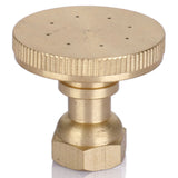 Garden Atomizing Nozzle Copper G3/8 Internal Thread Straight Head 8 Holes Water Pipe Spray Head for Agricultural