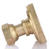 Garden Atomizing Nozzle Copper G3/8 Internal Thread Straight Head 8 Holes Water Pipe Spray Head for Agricultural