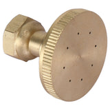 Garden Atomizing Nozzle Copper G3/8 Internal Thread Straight Head 8 Holes Water Pipe Spray Head for Agricultural