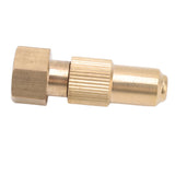 G3/8 Internal Thread High Pressure Sprayer Nozzle Ceramic Brass Watering Tool for Courtyard Agriculture 0.8mm/0.03in Hole