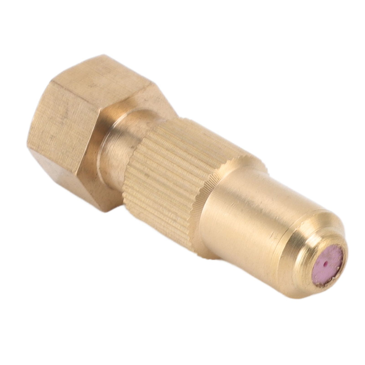 G3/8 Internal Thread High Pressure Sprayer Nozzle Ceramic Brass Watering Tool for Courtyard Agriculture 0.8mm/0.03in Hole
