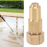 G3/8 Internal Thread High Pressure Sprayer Nozzle Ceramic Brass Watering Tool for Courtyard Agriculture 0.8mm/0.03in Hole - Extra Image
