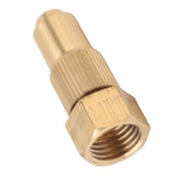 G3/8 Internal Thread High Pressure Sprayer Nozzle Ceramic Brass Watering Tool for Courtyard Agriculture 1.2mm/0.05in Hole - Front View