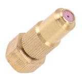 G3/8 Internal Thread High Pressure Sprayer Nozzle Ceramic Brass Watering Tool for Courtyard Agriculture 1.2mm/0.05in Hole