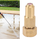 G3/8 Internal Thread High Pressure Sprayer Nozzle Ceramic Brass Watering Tool for Courtyard Agriculture 1.2mm/0.05in Hole - Extra Image