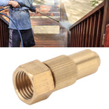 G3/8 Internal Thread High Pressure Sprayer Nozzle Ceramic Brass Watering Tool for Courtyard Agriculture 1.2mm/0.05in Hole - Extra Image