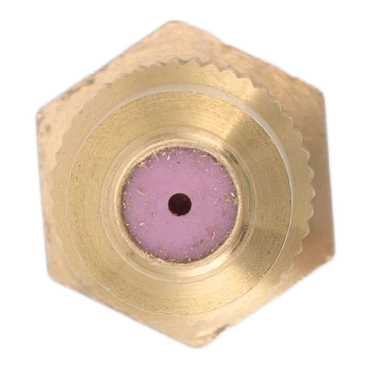 G3/8 Internal Thread High Pressure Sprayer Nozzle Ceramic Brass Watering Tool for Courtyard Agriculture 1.2mm/0.05in Hole