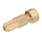 G3/8 Internal Thread High Pressure Sprayer Nozzle Ceramic Brass Watering Tool for Courtyard Agriculture 1.5mm/0.06in Hole - Side View