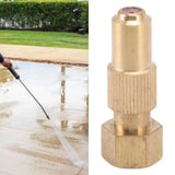 G3/8 Internal Thread High Pressure Sprayer Nozzle Ceramic Brass Watering Tool for Courtyard Agriculture 1.5mm/0.06in Hole - Extra Image