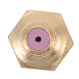 G3/8 Internal Thread High Pressure Sprayer Nozzle Ceramic Brass Watering Tool for Courtyard Agriculture 1.5mm/0.06in Hole
