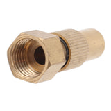 G3/8 Internal Thread High Pressure Sprayer Nozzle Ceramic Brass Watering Tool for Courtyard Agriculture 1.5mm/0.06in Hole