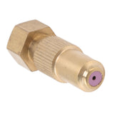 G3/8 Internal Thread High Pressure Sprayer Nozzle Ceramic Brass Watering Tool for Courtyard Agriculture 1.5mm/0.06in Hole