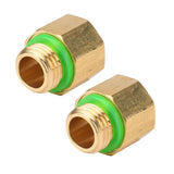 2PCS High Pressure Sprayer Reducer Adapter G3/8 Internal Thread to G1/4 External Thread Pesticide Sprayer Adapter - Side View