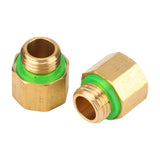 2PCS High Pressure Sprayer Reducer Adapter G3/8 Internal Thread to G1/4 External Thread Pesticide Sprayer Adapter - 45-Degree Angle