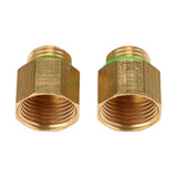2PCS High Pressure Sprayer Reducer Adapter G3/8 Internal Thread to G1/4 External Thread Pesticide Sprayer Adapter - Rear View