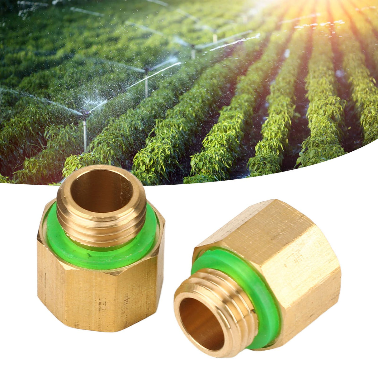 2PCS High Pressure Sprayer Reducer Adapter G3/8 Internal Thread to G1/4 External Thread Pesticide Sprayer Adapter