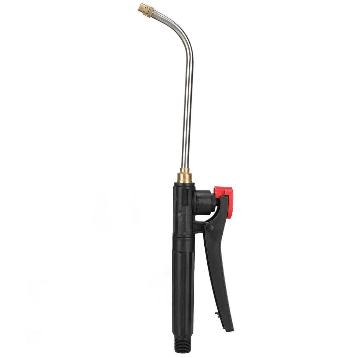 Garden Watering Wand G3/8 External Thread Agricultural Spray Rod with Curved Nozzle Fine Atomization Adjustable Copper Nozzle