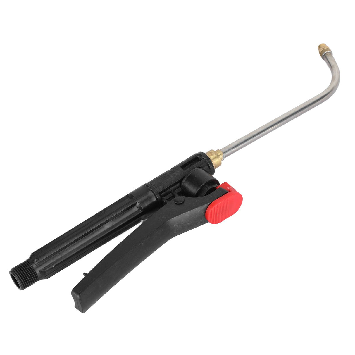 Garden Watering Wand G3/8 External Thread Agricultural Spray Rod with Curved Nozzle Fine Atomization Adjustable Copper Nozzle