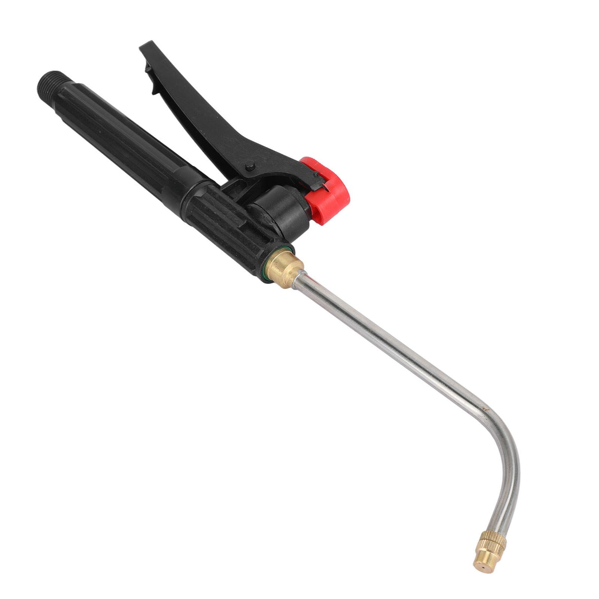 Garden Watering Wand G3/8 External Thread Agricultural Spray Rod with Curved Nozzle Fine Atomization Adjustable Copper Nozzle