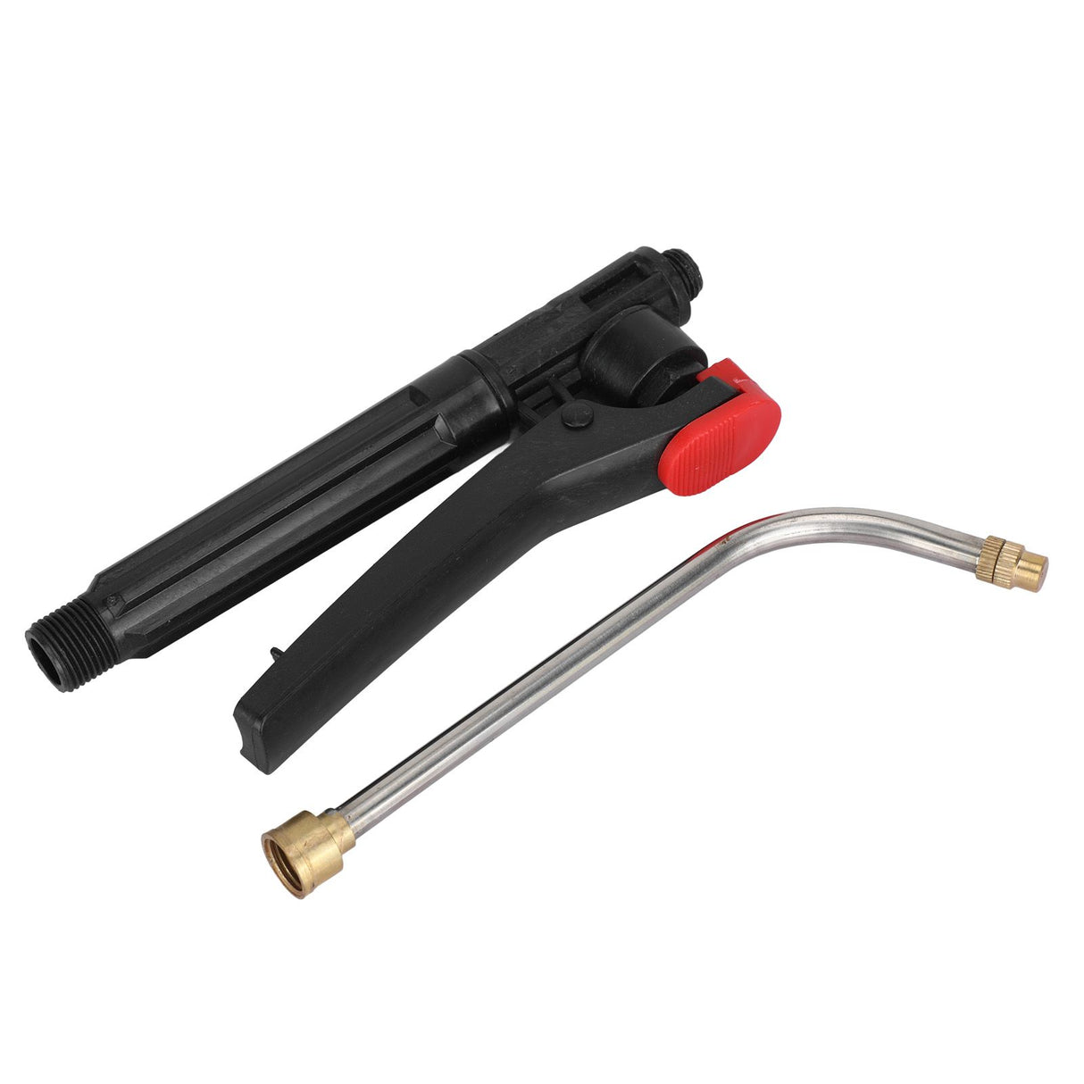 Garden Watering Wand G3/8 External Thread Agricultural Spray Rod with Curved Nozzle Fine Atomization Adjustable Copper Nozzle