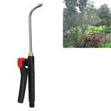 Garden Watering Wand G3/8 External Thread Agricultural Spray Rod with Curved Nozzle Fine Atomization Adjustable Copper Nozzle